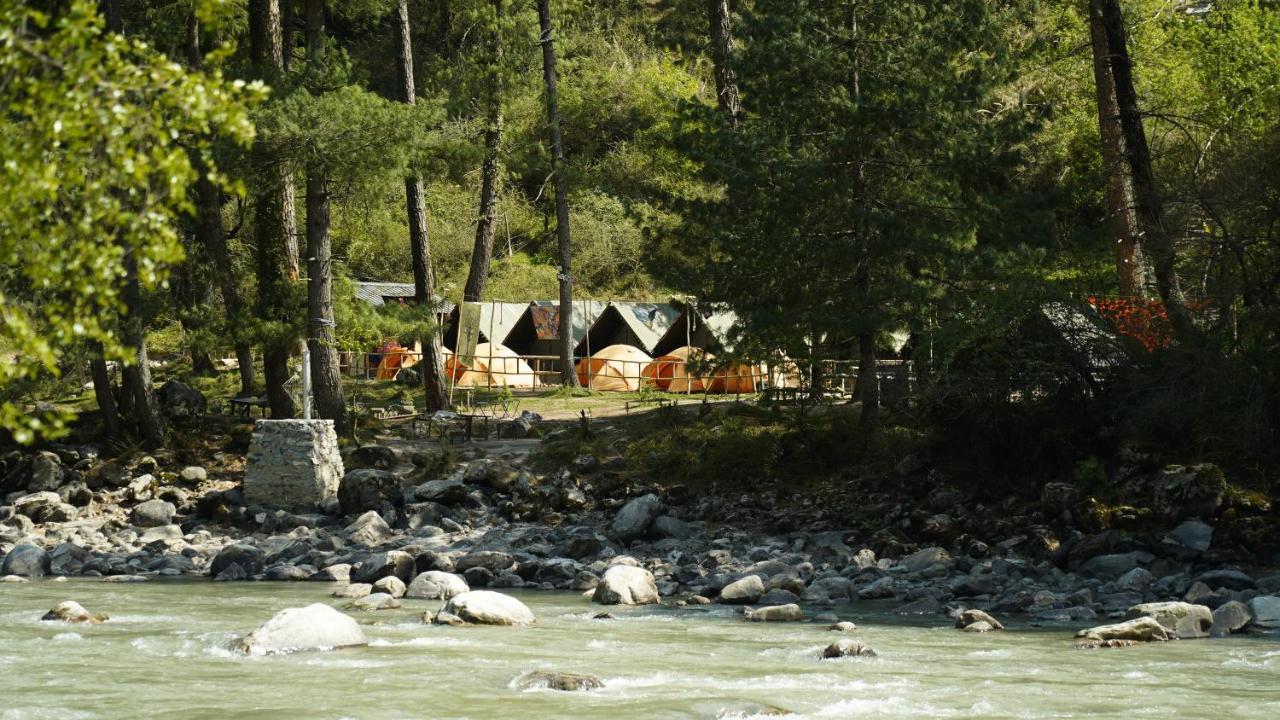 Himtrek Riverside Camps, Kasol Ngoại thất bức ảnh